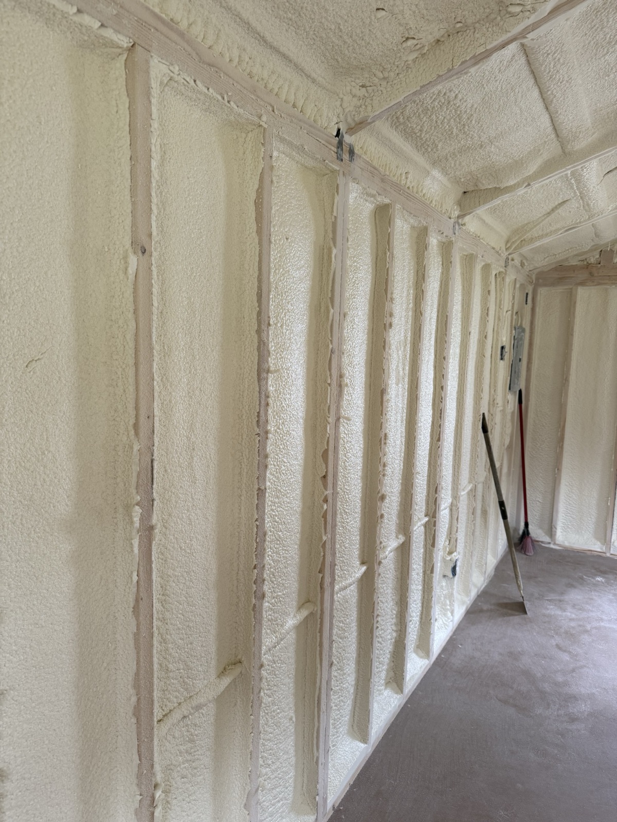 The end wall, finished.